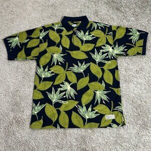 Tommy Bahama Men’s Polo Shirt Floral Print Size M